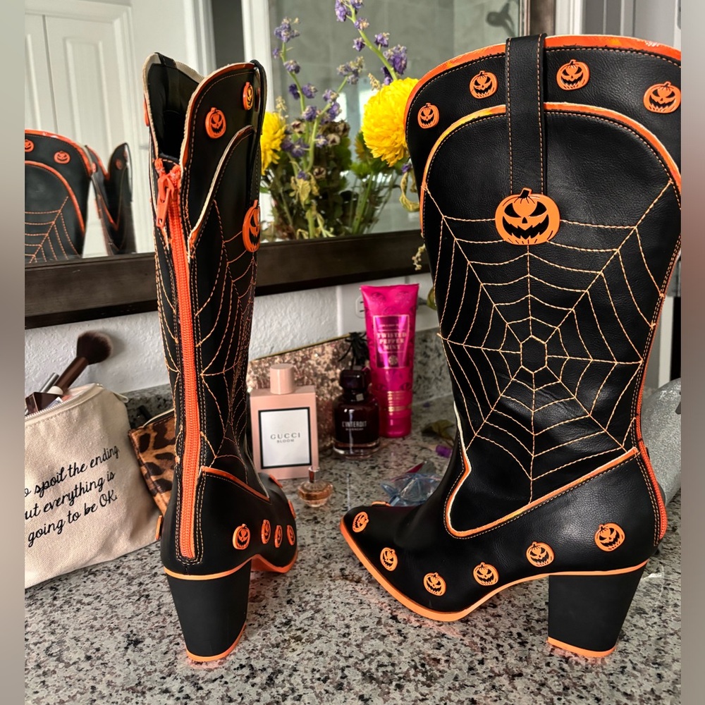 Space Cowboy Halloween Boots